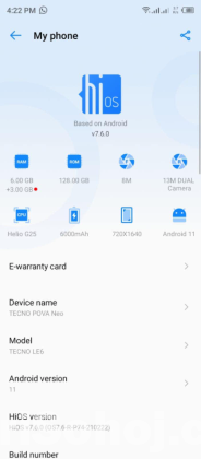Tecno pova neo